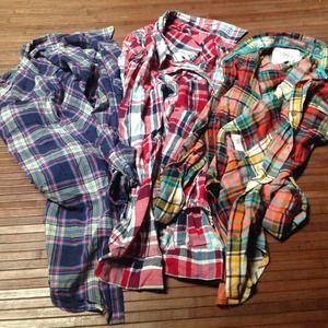 3 flannels.