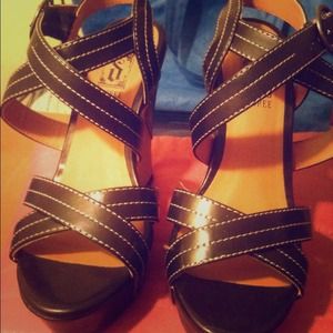 Cute Black Wedges!