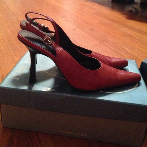Nine West sling backs