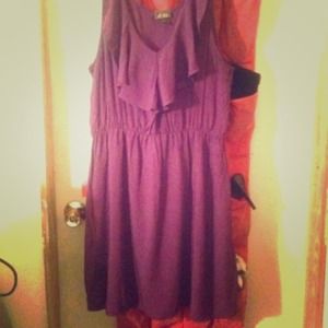 Purple Ruffled Dress!