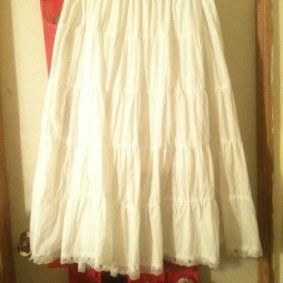 White Boho Skirt!