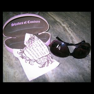 Authentic juicy couture purple sunglasses