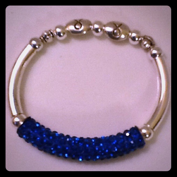 Precious deep Blue Tube Bracelet. - Picture 1 of 1