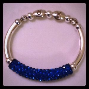 Precious deep Blue Tube Bracelet.