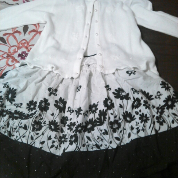 Black and white girl skirt