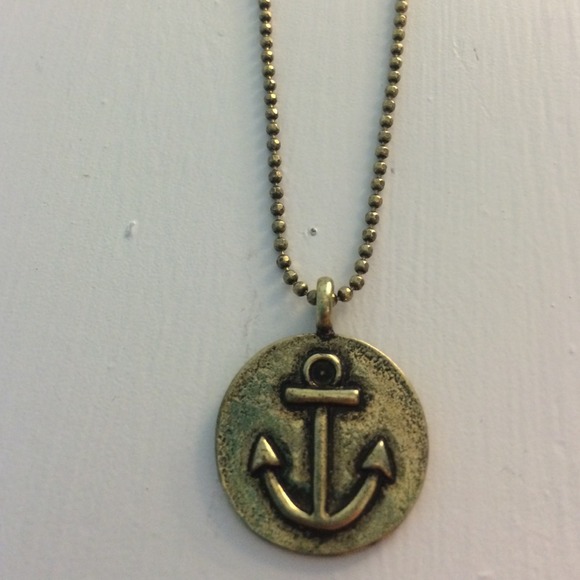 brand new with tags anchor necklace!❌❌ - Picture 2 of 4