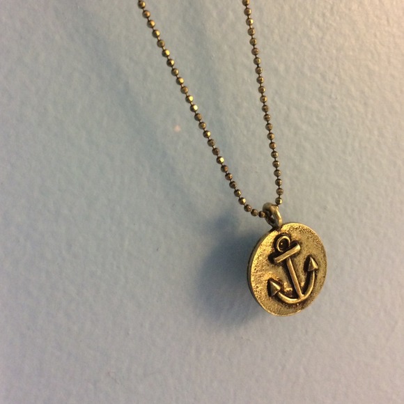 brand new with tags anchor necklace!❌❌ - Picture 4 of 4