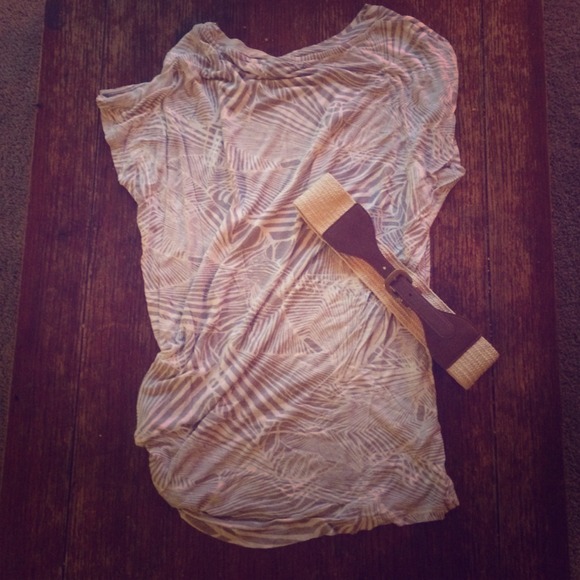 DKNY Animal Print Top