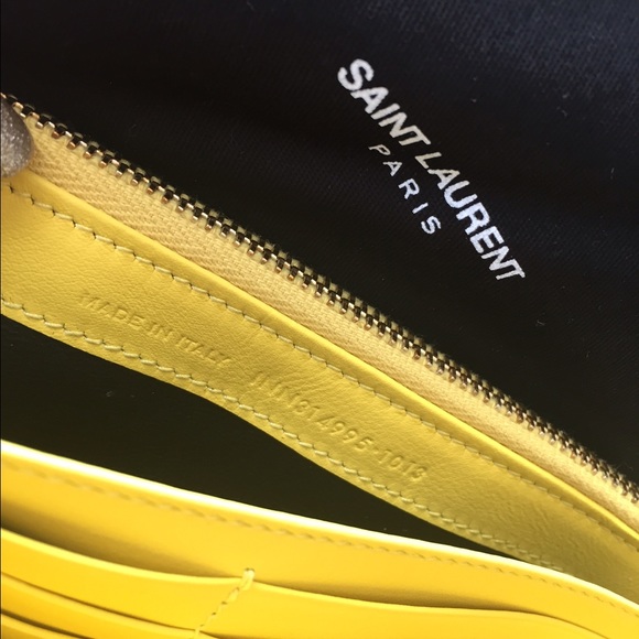 ✔️SOLD✔️Y Flap-Saint Laurent Large Leather wallet - Picture 4 of 4