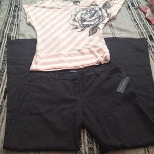 Wet seal dark grey pants