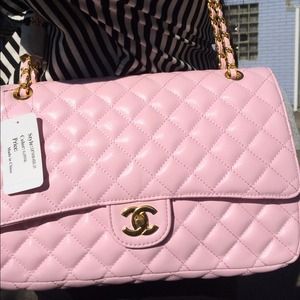 Pink Quilted Bag