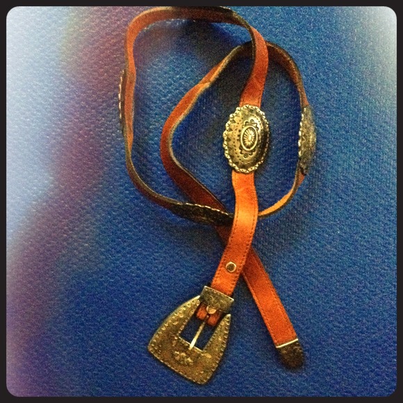 Genuine Leather 'Westren' Brown Belt