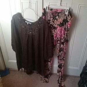 Legging and shirt set