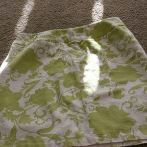 John Paul Richard Lime green and white skirt