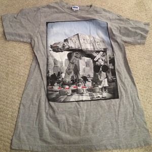 Grey Star Wars Tee