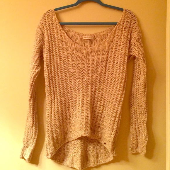 Glittery knitted sweater
