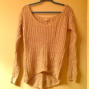 Glittery knitted sweater