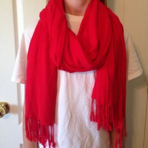 Red scarf