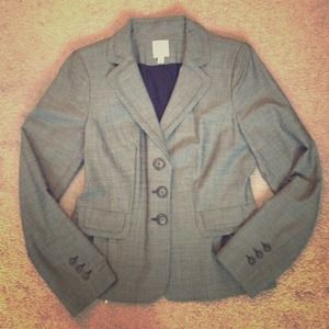 Grey suit jacket