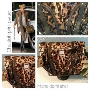 Miche Cheetah print demi shell