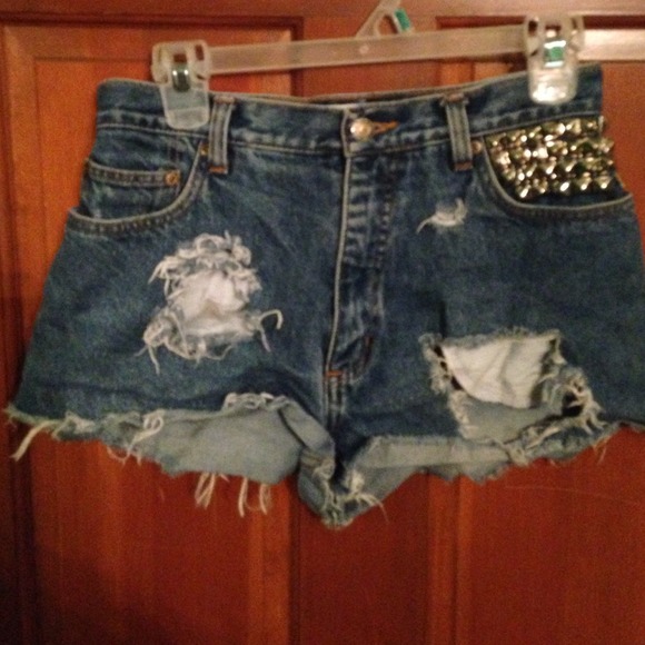 Handmade high waited shorts