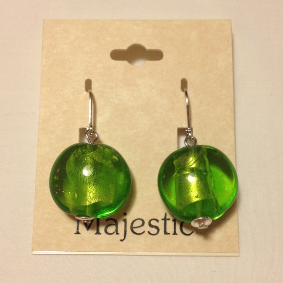 GREEN EARINGS!