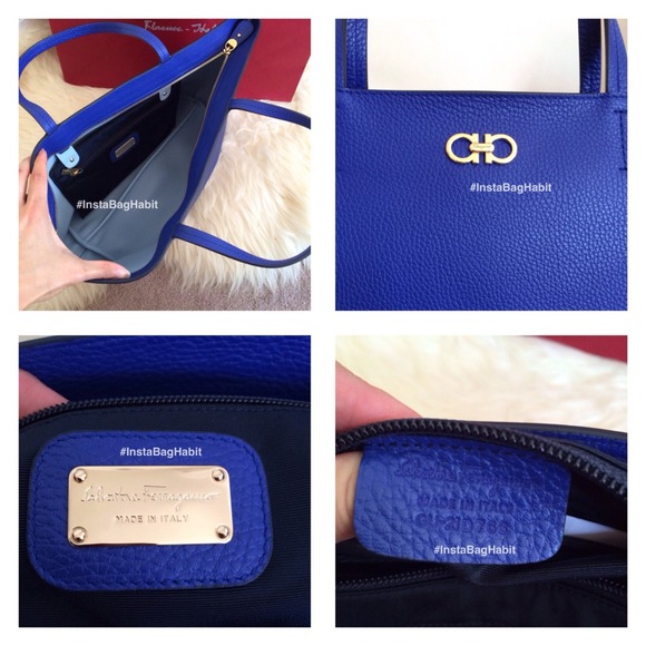 🎀SOLD🎀NWT Auth Salvatore Ferragamo Bice Tote - Picture 4 of 4