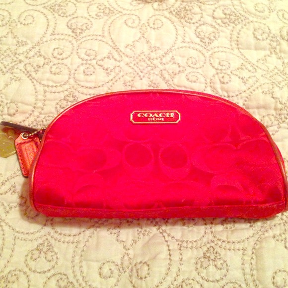 Coach make up bag