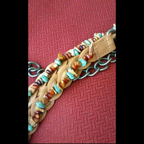 Boho braided belt