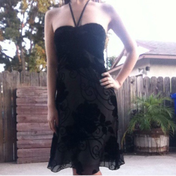 White House Black Market Floral Lace Dress - Picture 1 of 2