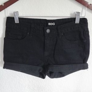 Urban Outfitters Black Mid Rise Alexa Shorts