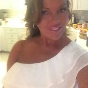 White off shoulder Chico top