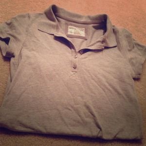 Aeropostale gray polo shirt Size M/L