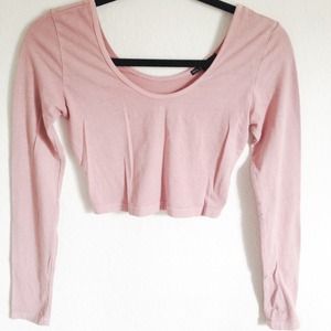 Urban Outfitters Pink Crop Top