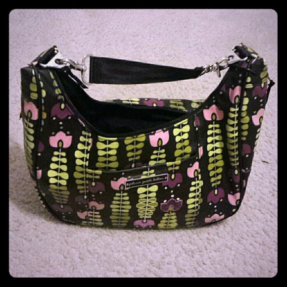 Black and green petunia pickle bottom baby bay