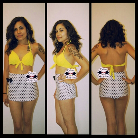 High waist two piece swimwear swimsuit bikini - Picture 1 of 1