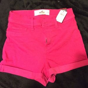 Brand new hollister ultimate high rise shorts