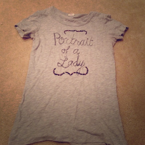 Abercrombie size S light gray hipster vintage top