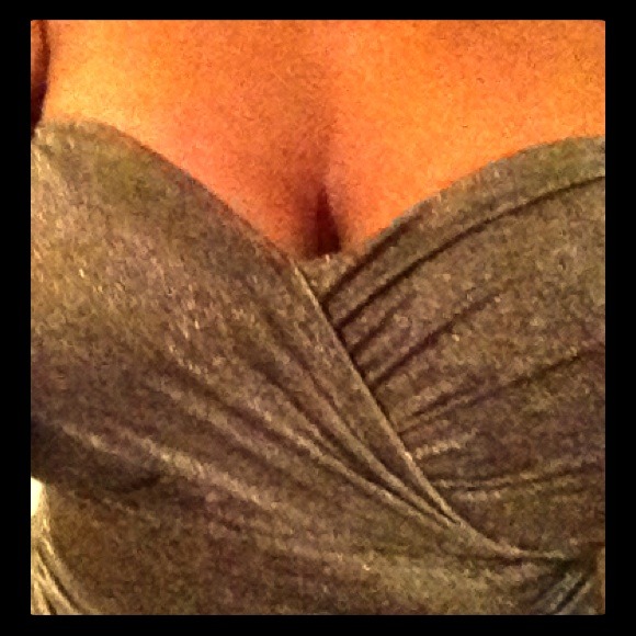 Super Sexy metallic tube top by eighty six