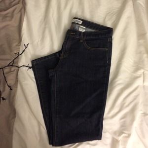 Joe Fresh dark wash slim ankle-length jeans