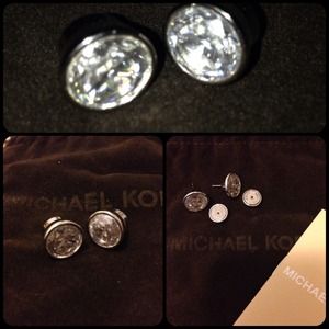 Michael Kors authentic crystal earrings