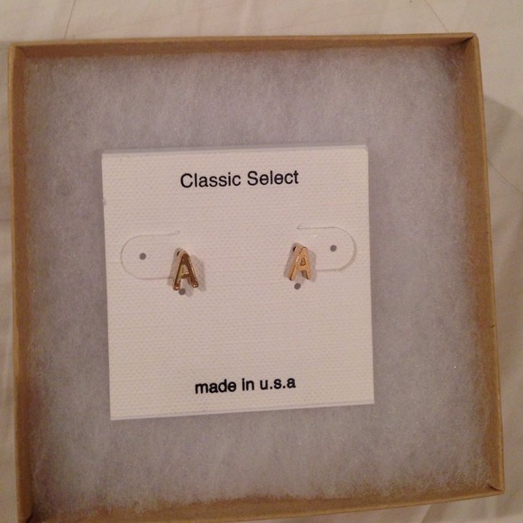 American Apparel "A" Earrings