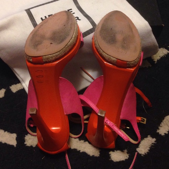 Herve Leger leather sandal with spadrille - Picture 3 of 4