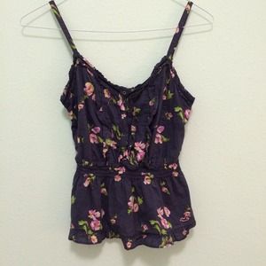 Floral blouse tank