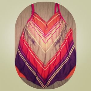 Colorful striped top