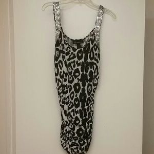 New INC leopard tank top