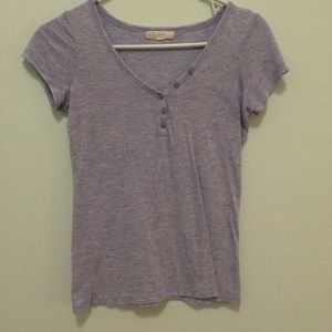 Periwinkle Henley tee