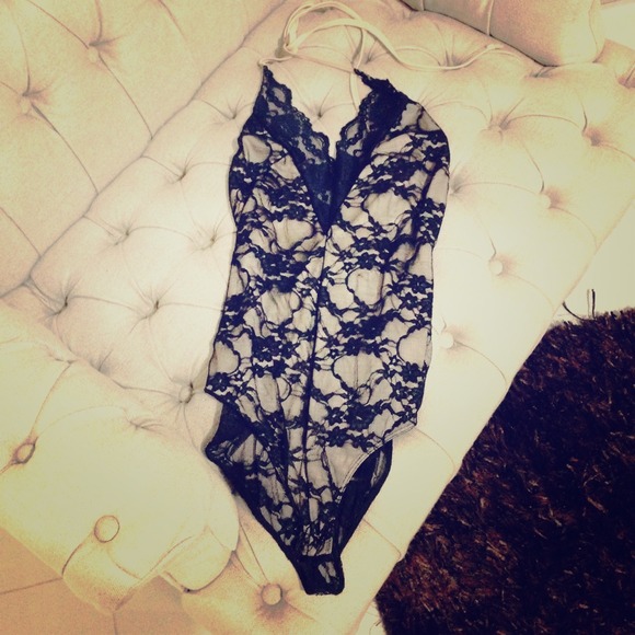 Black Lace Body suit