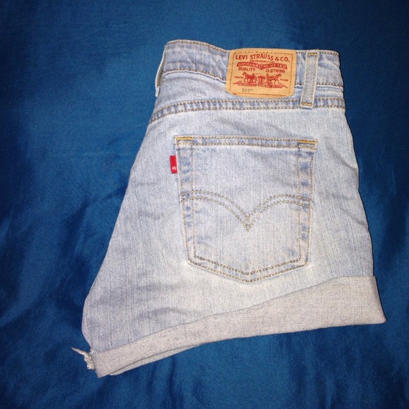 Levi Blue Jean Shorts