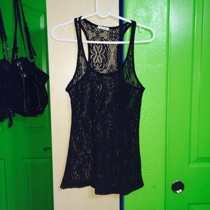 Black Lace Tank